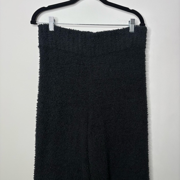 SKIMS Cozy Knit Pants Boucle Fuzzy Black - Picture 3 of 5